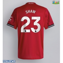 Manchester United Luke Shaw #23 Hjemmedrakt 2025-26 Kortermet